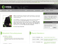 Tablet Screenshot of inwestorzy.vidis.pl